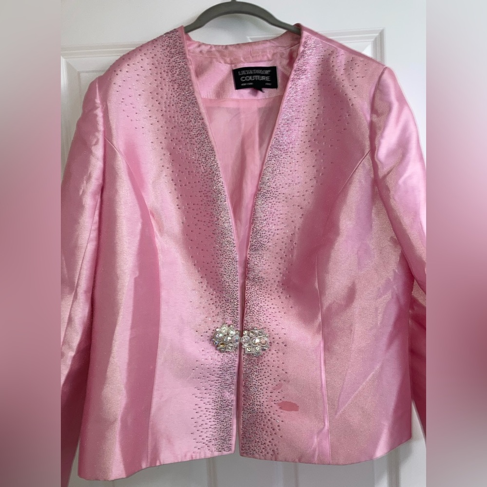 Rhinestone Hot Pink Blazer